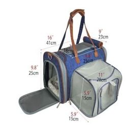 Expandable pet carrier 
