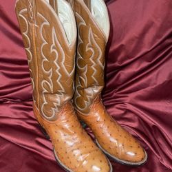 Tony Lama Full Ostrich Leather Size 8D