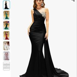 Black Gown Mermaid Dress 