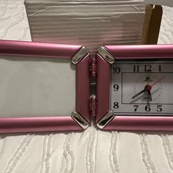 Pink Clock/alarm clock/picture frame 