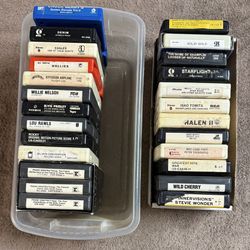 Lot Of 25 8-track Cassettes Rock Pop R/B Soundtrack