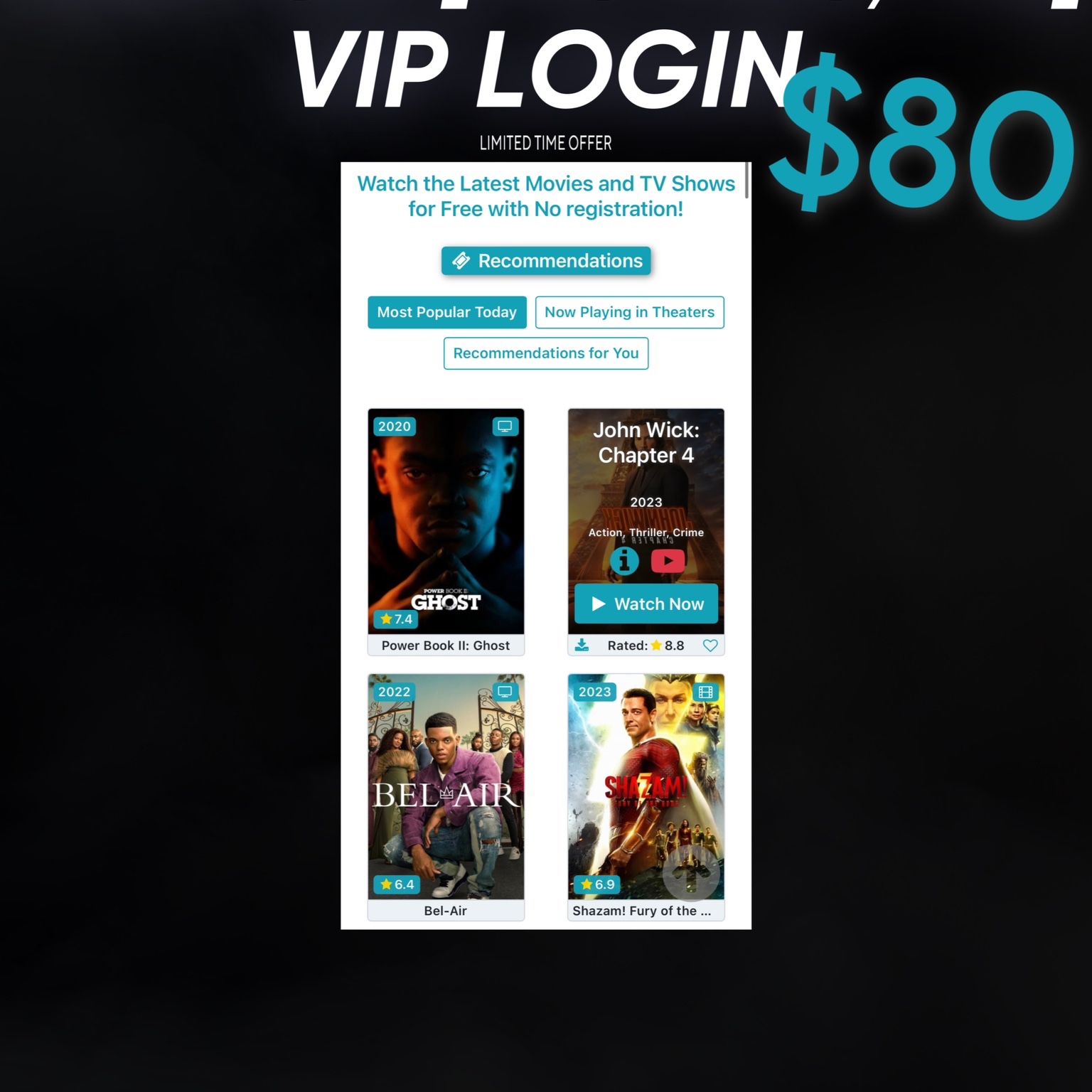 Flixtor Vip Login for Sale in Morgantown, WV - OfferUp