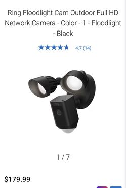 Ring floodlight camera