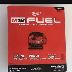 Milwaukee M18 Jig Saw (TOOL ONLY) 