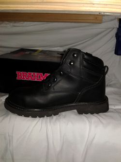 Brahma steel toe work boots