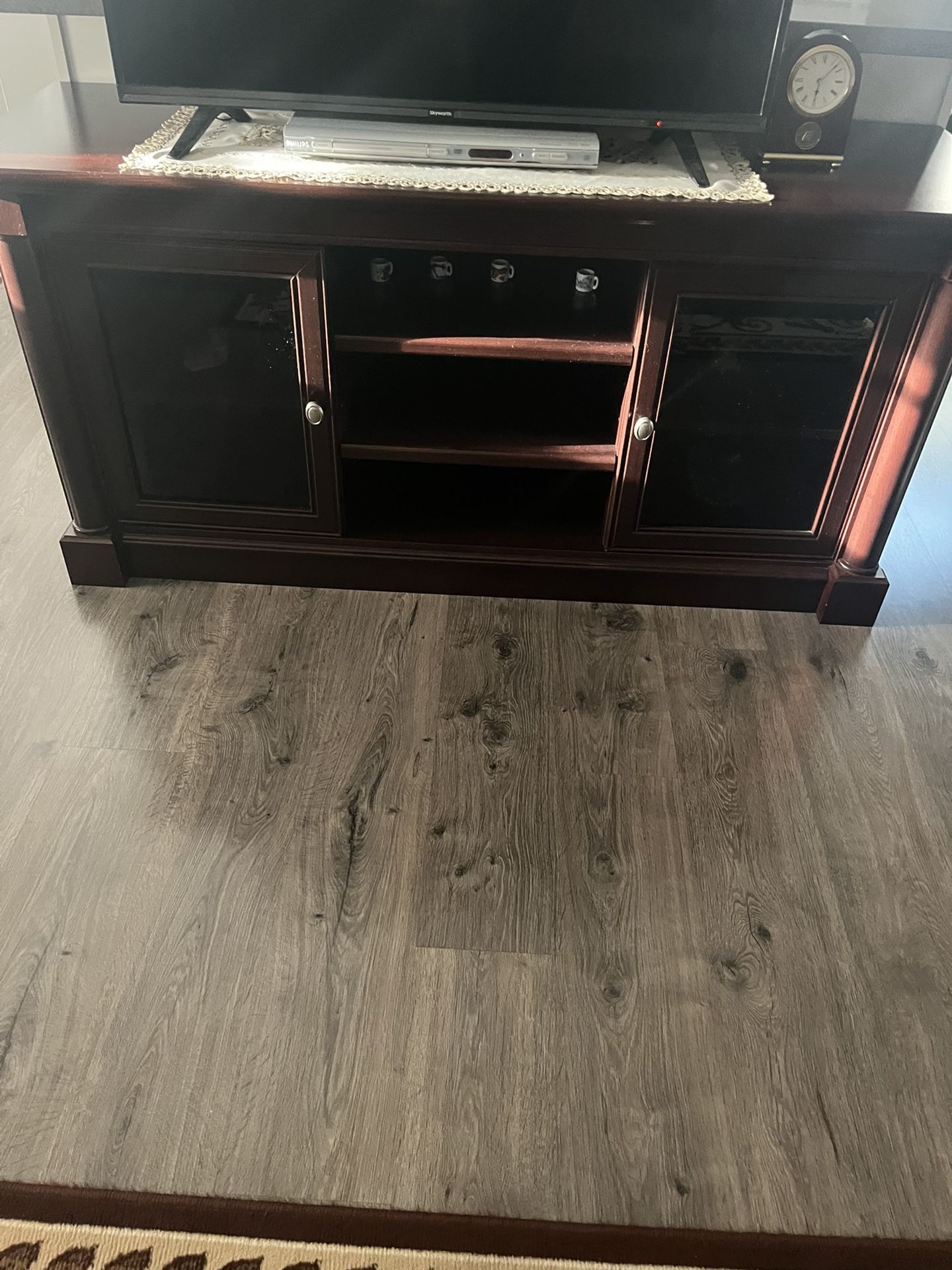 Wood TV Stand 