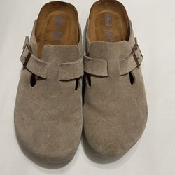 Birkenstock Boston Soft Footbed Suede Size 10/44eu