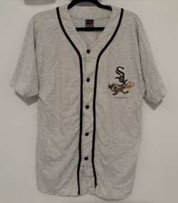 Vintage 1996 Looney Tunes MLB Chicago White Sox Taz Tazmanian Devil Jersey Large
