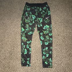 Nike Nigeria Soccer Track Pants Joggers Mens Medium Green Dri-Fit National Team Cal Poly Green