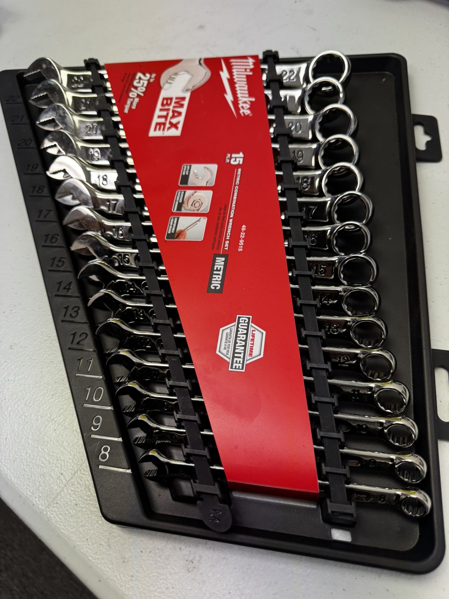 Combination Metric Wrench Tool Set 15 Piece