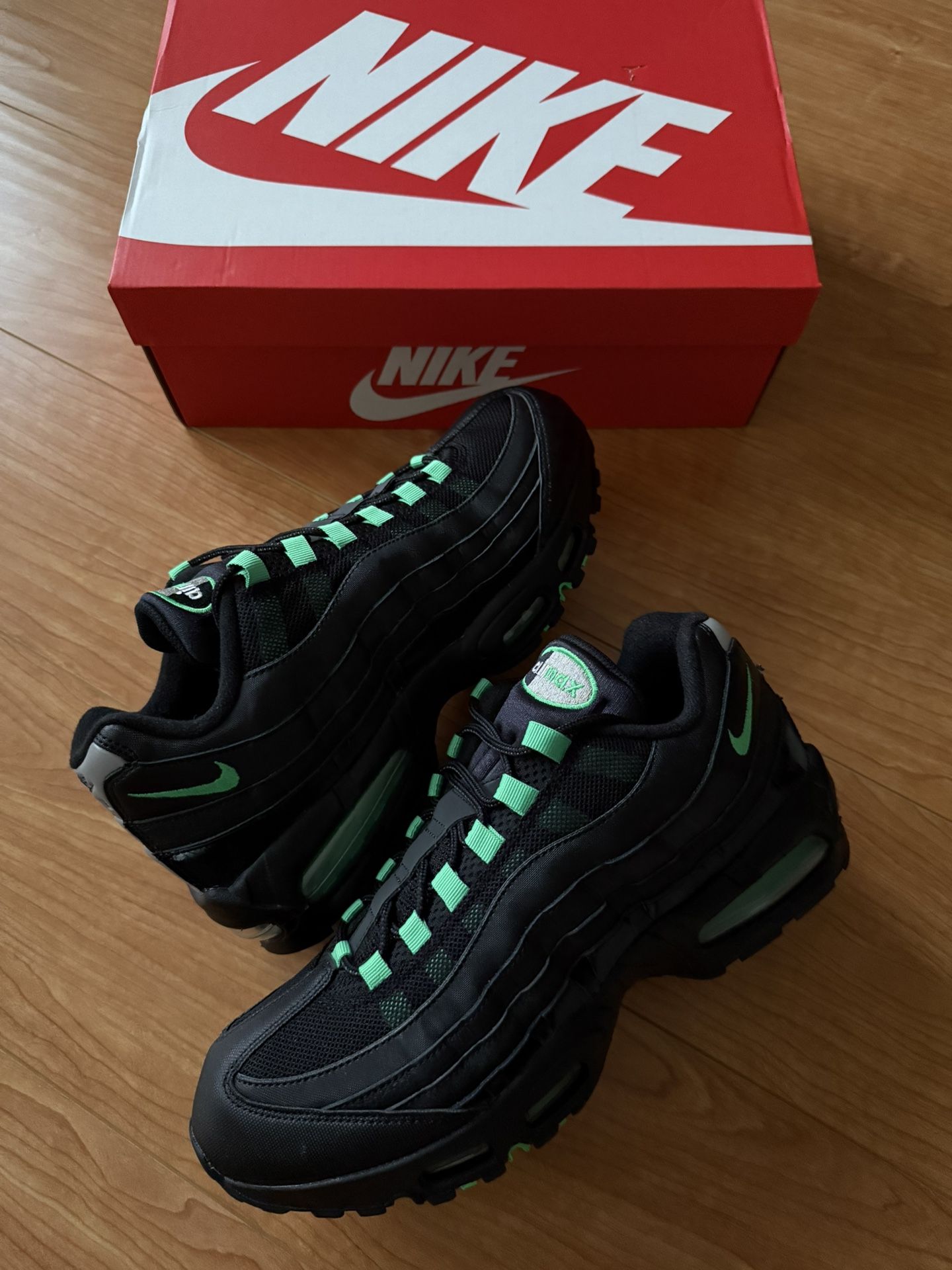 NEW Nike Air Max 95 OG Big Bubble Black Green Shock (2025) Size 12