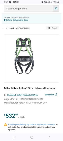 Honeywell Miller Climbing Harness