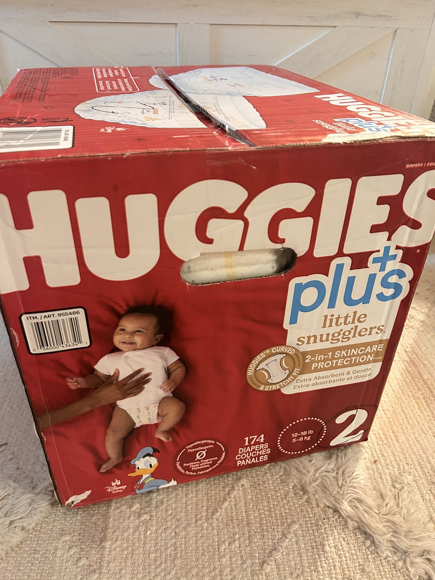 Size 2 Huggies New Box