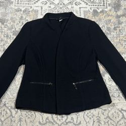 Alfani Open Front Cardigan Sweater Women's Size XS Black  