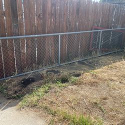Rolling Metal Fence Gate 