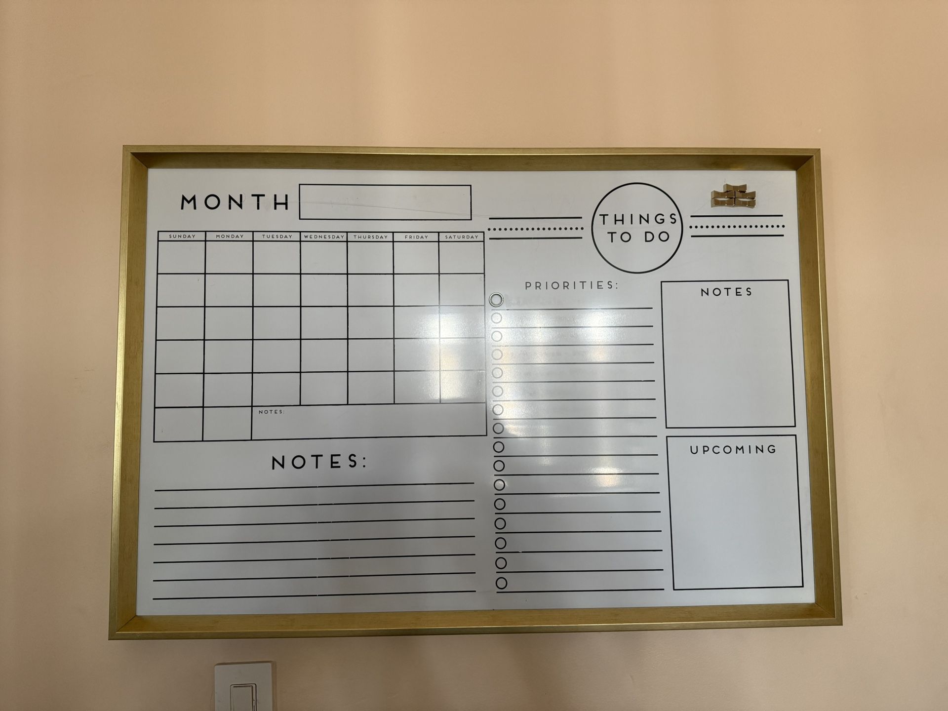 Beautiful White Board -Large