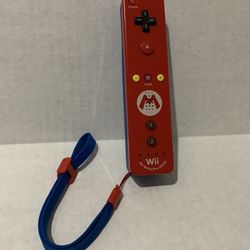 nintendo wii red super mario controller