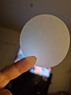 NEW 2 1/2" Transparent Matte Transparent Round 20 Sheets