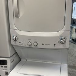 NEW !! GE 27" STACKABLE WASHER AND GAS DRYER SET