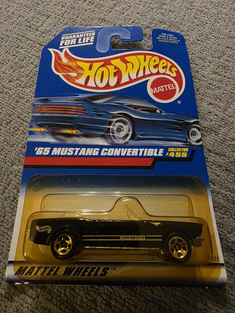 Hot Wheels '65 Mustang Convertible, Collector #455
