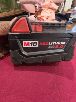 5.0 Milwaukee Battery