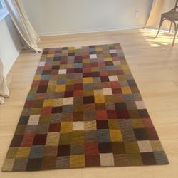 Checkered rug