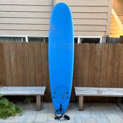 The original 8’ Wavestorm / Gerry Lopez Beginner Surfboard w/ fins and leash included