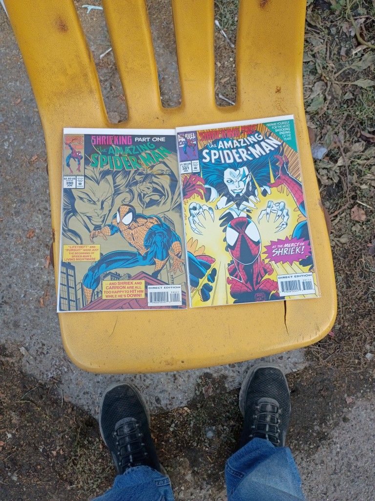 1994 The Amazing Spider-Man Comics 390,391 For Both