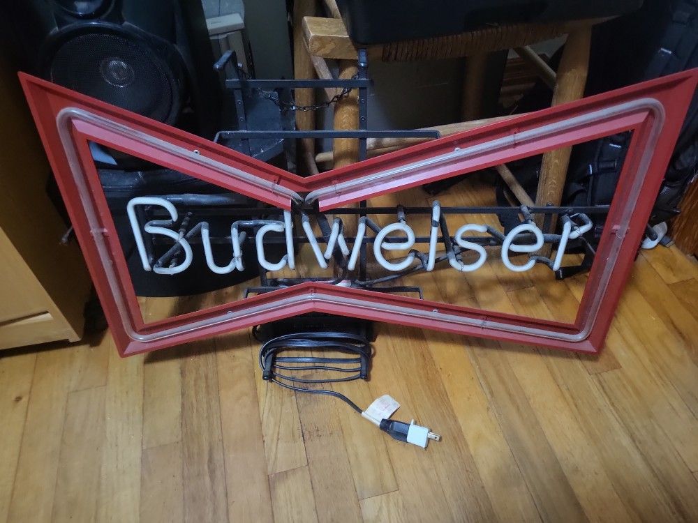 Budweiser Neon Sign