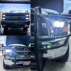 Led Headlights Size 9007 Luces 6000k Bright Glacier White