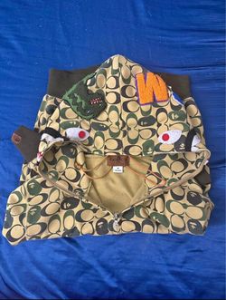 BAPE x Coach Shark Full-Zip Hoodie Size M
