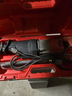 Milwaukee Sawzall Corded Reciprocating Saw with Case