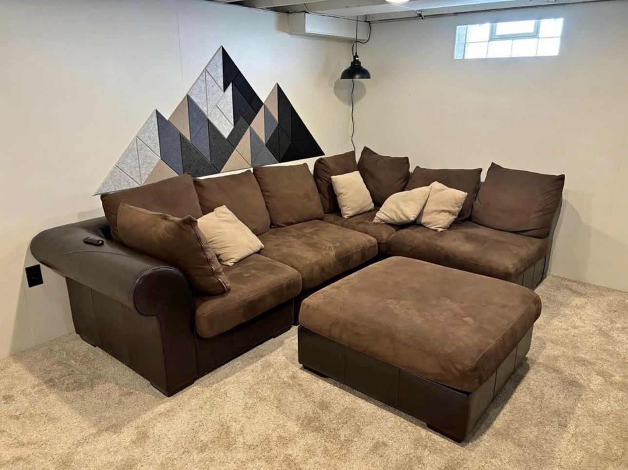 Beautiful Brown Sectional
