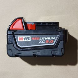 Milwaukee
M18 18-Volt 5.0 Ah Lithium-Ion XC Extended Capacity Battery Pack