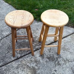 Wooden Chair Stools