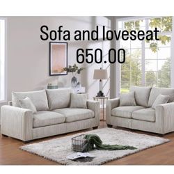 Sofa And Loveseat Set 