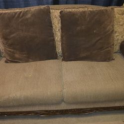 Sofa and loveseat