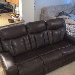 New Leather Couch 