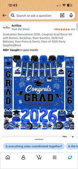 Graduation Decorations 2026 (new)