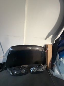 Carbon hood for 06-11 Honda civic si or base model