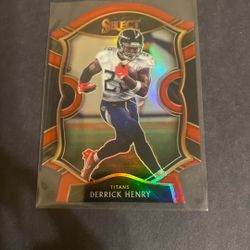 Derrick Henry 2021 Select Red Die Cut Concourse Prizm #41