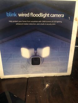 Blink wired floodlight camera