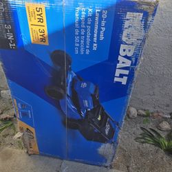 New Kobalt lawn mower.