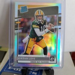 Packers Jordan Love Rookie Refractor Card
