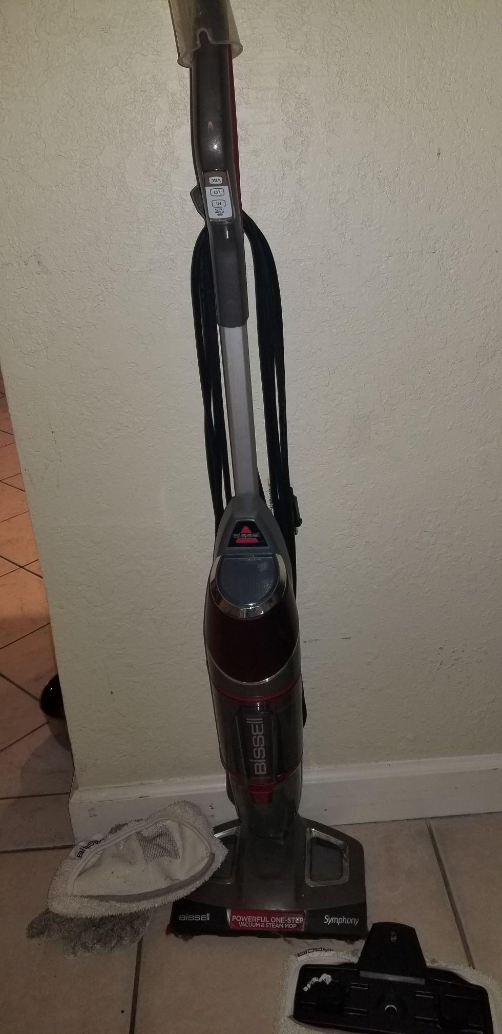 SANITIZE !!!Bissell Steam Mop and Vacuum.
