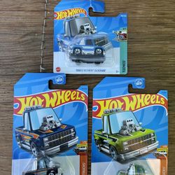 Hot Wheels Toon 'D 83 Chevy Silverado  Square Body