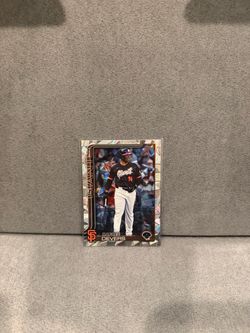 Rafael Devers Topps SF Giants Baseball Card