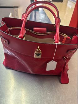 Red Michael Kors Purse