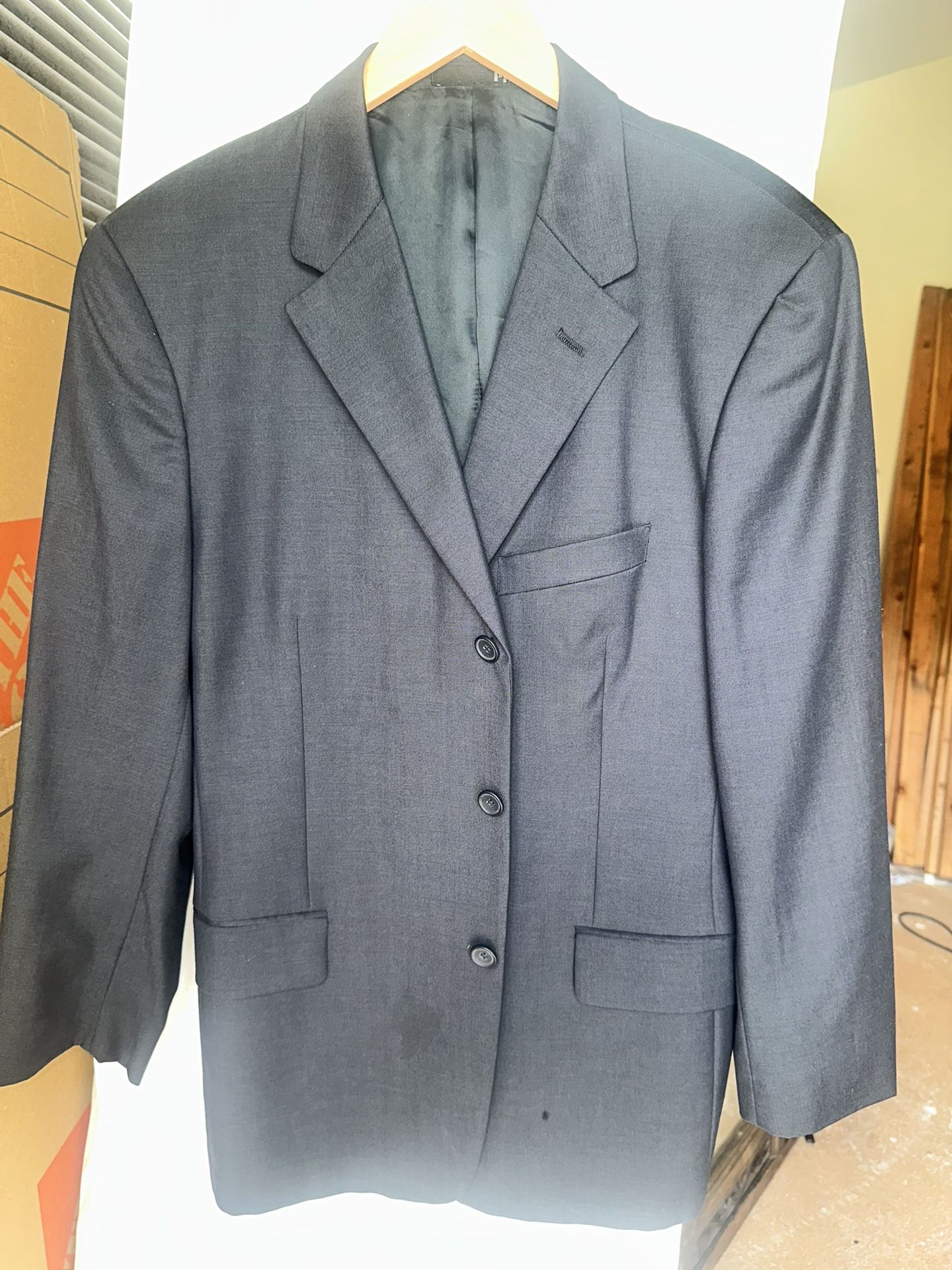 Mens Calvin Klein Suit Jacket Navy Blue