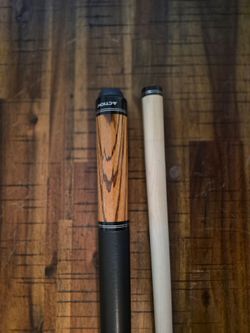 Action zebra wood pool cue